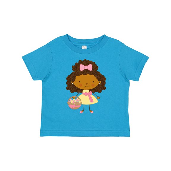 Inktastic Easter African American Girl Girls Toddler T-Shirt