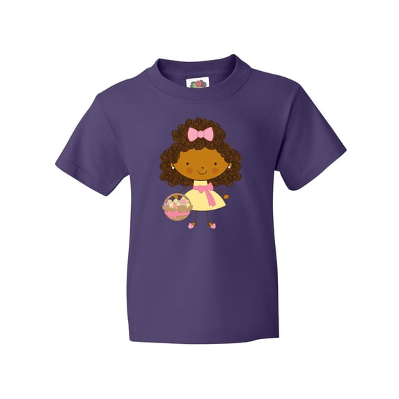Inktastic Easter African American Girl Youth T-Shirt