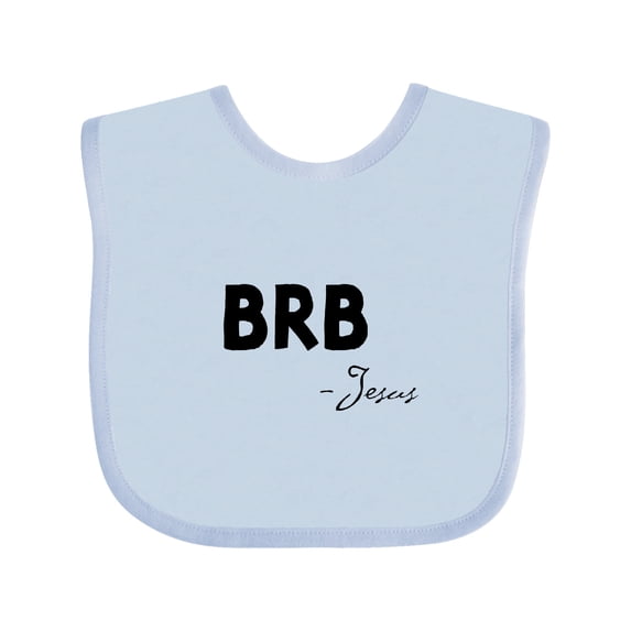 Inktastic Easter BRB Jesus Boys or Girls Baby Bib