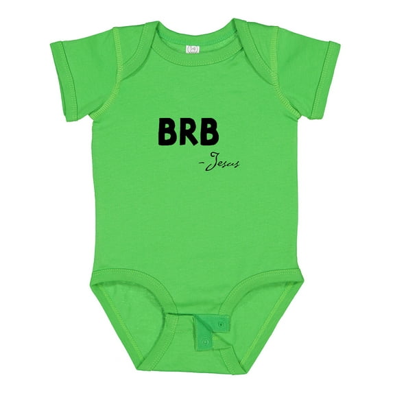 Inktastic Easter BRB Jesus Boys or Girls Baby Bodysuit