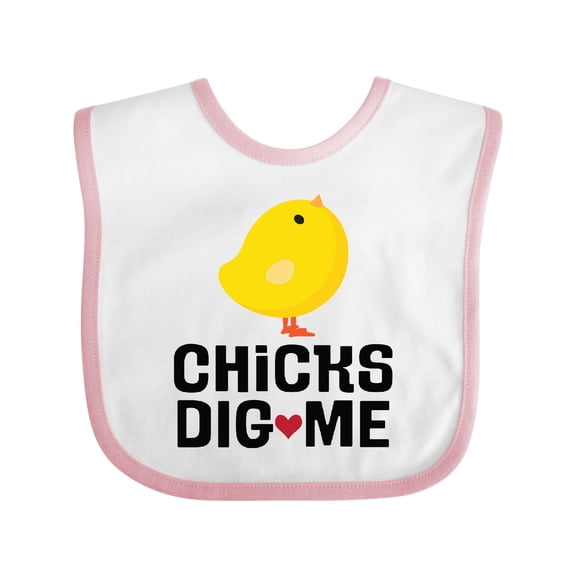 Inktastic Easter Baby Boy Chicks Dig Me Boys Baby Bib
