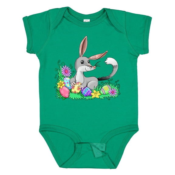 Inktastic Easter Bilby with Eggs and Flowers Boys or Girls Baby Bodysuit