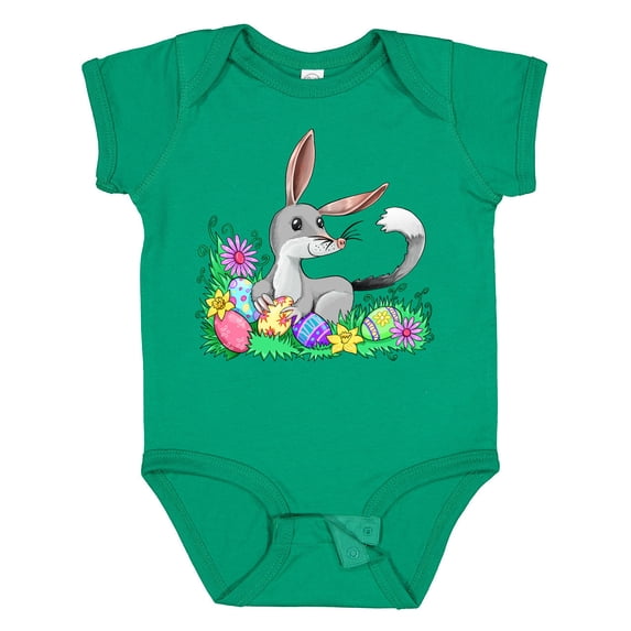 Inktastic Easter Bilby with Eggs and Flowers Boys or Girls Baby Bodysuit