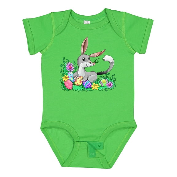 Inktastic Easter Bilby with Eggs and Flowers Boys or Girls Baby Bodysuit