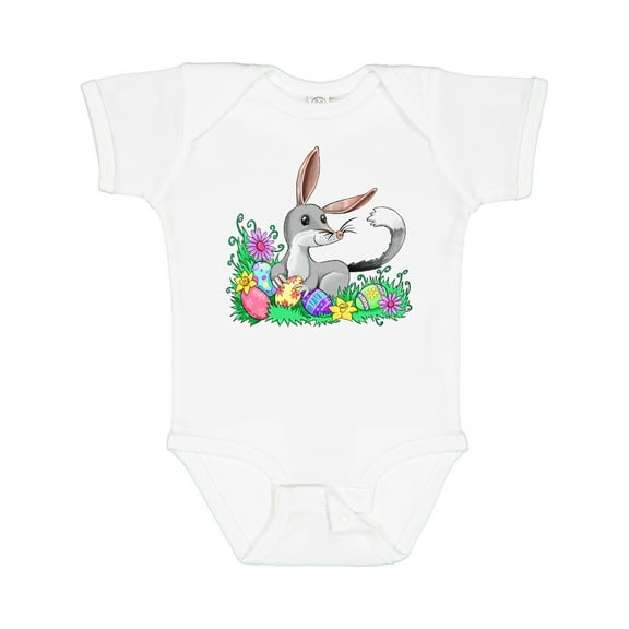 Inktastic Easter Bilby with Eggs and Flowers Boys or Girls Baby Bodysuit