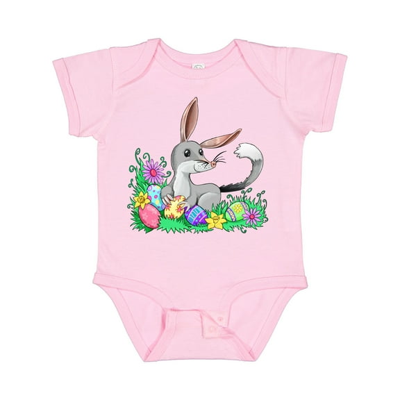 Inktastic Easter Bilby with Eggs and Flowers Boys or Girls Baby Bodysuit