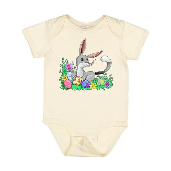 Inktastic Easter Bilby with Eggs and Flowers Boys or Girls Baby Bodysuit