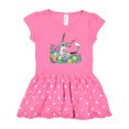 thumbnail image 1 of Inktastic Easter Bilby with Eggs and Flowers Girls Toddler Dress, 1 of 4