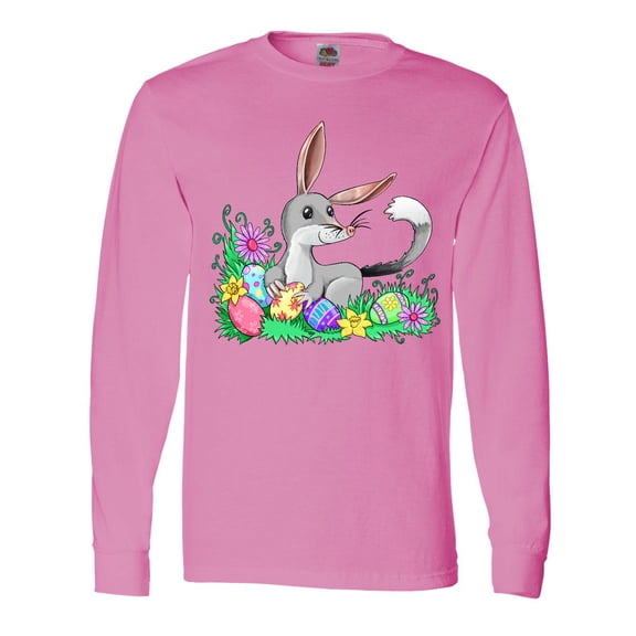Inktastic Easter Bilby with Eggs and Flowers Long Sleeve T-Shirt