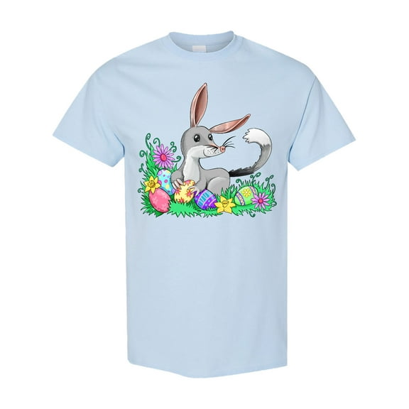 Inktastic Easter Bilby with Eggs and Flowers T-Shirt