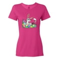 thumbnail image 1 of Inktastic Easter Bilby with Eggs and Flowers Women's T-Shirt, 1 of 5