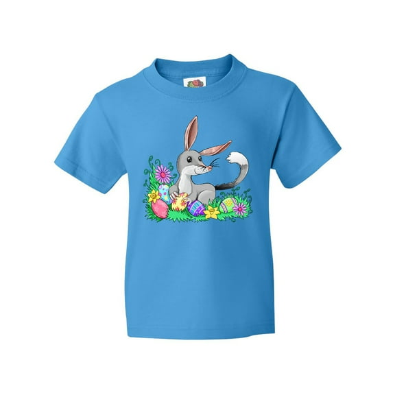 Inktastic Easter Bilby with Eggs and Flowers Youth T-Shirt
