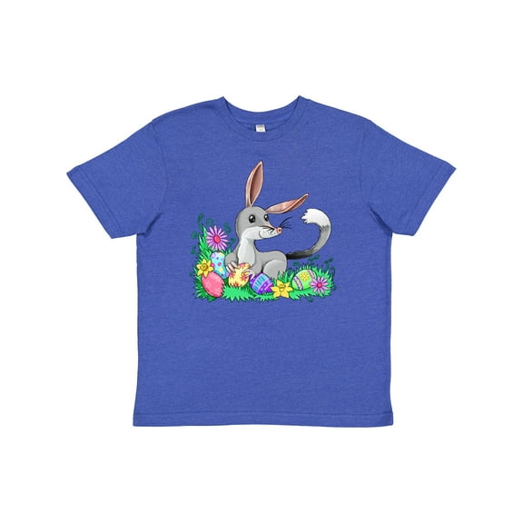 Inktastic Easter Bilby with Eggs and Flowers Youth T-Shirt