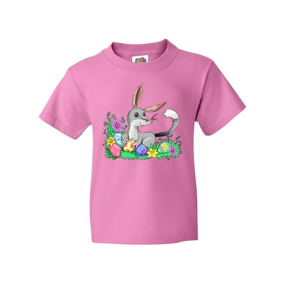 Inktastic Easter Bilby with Eggs and Flowers Youth T-Shirt