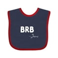 thumbnail image 1 of Inktastic Easter Brb Jesus Boys or Girls Baby Bib, 1 of 4