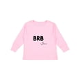 thumbnail image 1 of Inktastic Easter Brb Jesus Boys or Girls Long Sleeve Toddler T-Shirt, 1 of 5