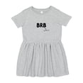 thumbnail image 1 of Inktastic Easter Brb Jesus Girls Toddler Dress, 1 of 5