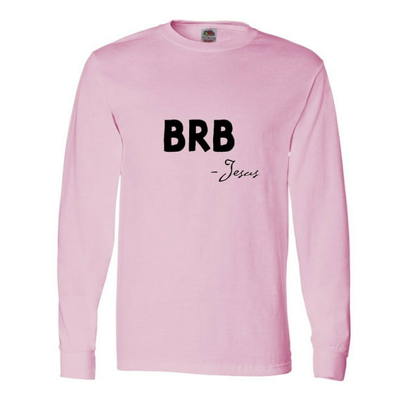 Inktastic Easter Brb Jesus Long Sleeve T-Shirt