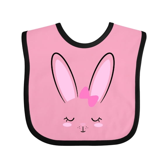 Inktastic Easter Bunny Girl Face Boys or Girls Baby Bib