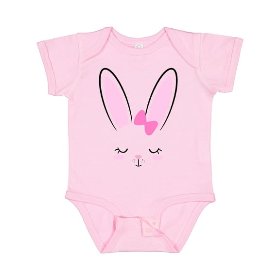 Inktastic Easter Bunny Girl Face Boys or Girls Baby Bodysuit