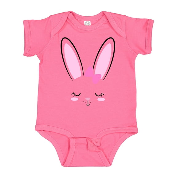 Inktastic Easter Bunny Girl Face Boys or Girls Baby Bodysuit