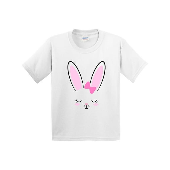 Inktastic Easter Bunny Girl Face Youth T-Shirt