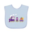 thumbnail image 1 of Inktastic Easter Bunny Rabbit Egg Train Boys or Girls Baby Bib, 1 of 4