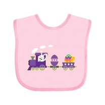 Inktastic Easter Bunny Rabbit Egg Train Boys or Girls Baby Bib