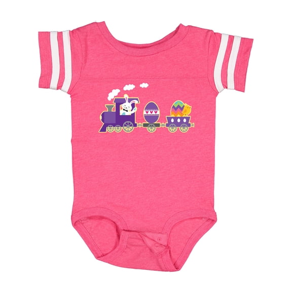 Inktastic Easter Bunny Rabbit Egg Train Boys or Girls Baby Bodysuit