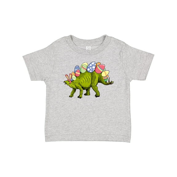 Inktastic Easter Bunny Stegosaurus with Eggs and Pink Ears Boys or Girls Baby T-Shirt