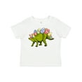 thumbnail image 1 of Inktastic Easter Bunny Stegosaurus with Eggs and Pink Ears Boys or Girls Toddler T-Shirt, 1 of 5