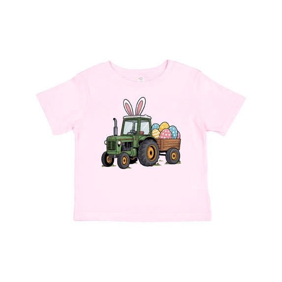 Inktastic Easter Bunny Tractor with Colorful Eggs Boys or Girls Baby T-Shirt