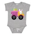 thumbnail image 1 of Inktastic Easter Bunny in Dump Truck Delivering Easter Eggs Boys or Girls Baby Bodysuit, 1 of 5