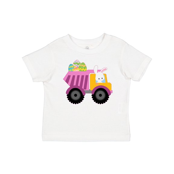 Inktastic Easter Bunny in Dump Truck Delivering Easter Eggs Boys or Girls Baby T-Shirt