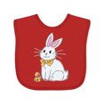 thumbnail image 1 of Inktastic Easter Cute Bunny and Chick Boys or Girls Baby Bib, 1 of 4