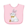 thumbnail image 1 of Inktastic Easter Cute Bunny and Chick Boys or Girls Baby Bib, 1 of 4