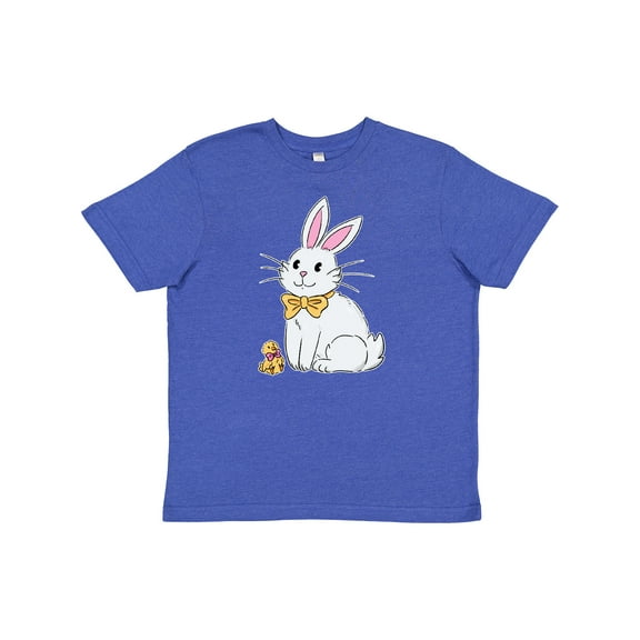 Inktastic Easter Cute Bunny and Chick Youth T-Shirt