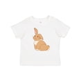 thumbnail image 1 of Inktastic Easter Cute Floppy Ear Brown Bunny Boys or Girls Baby T-Shirt, 1 of 5