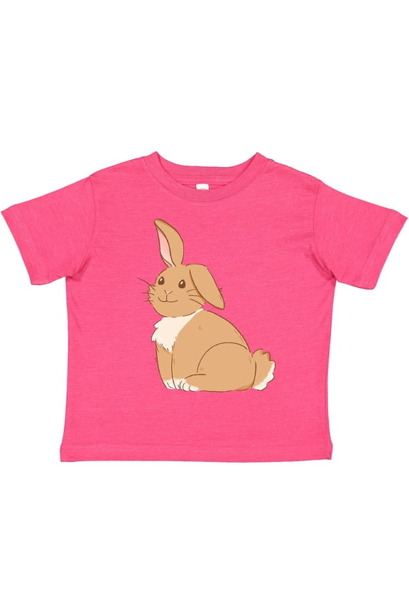 Easter Cute Floppy Ear Brown Bunny Boys or Girls Toddler T-Shirt