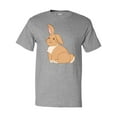 thumbnail image 1 of Inktastic Easter Cute Floppy Ear Brown Bunny T-Shirt, 1 of 5