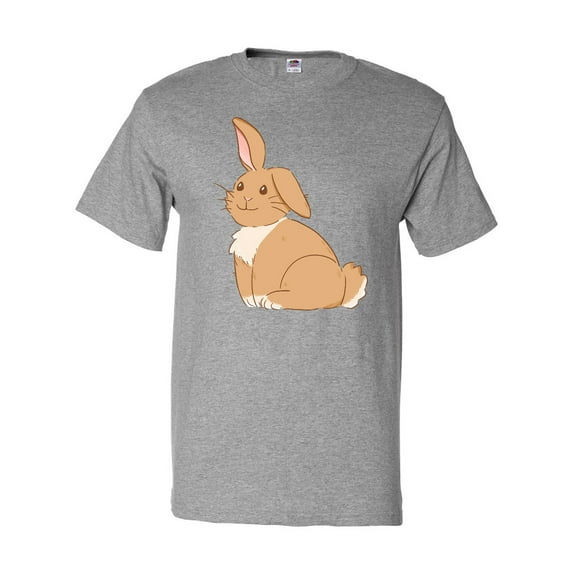 Inktastic Easter Cute Floppy Ear Brown Bunny T-Shirt
