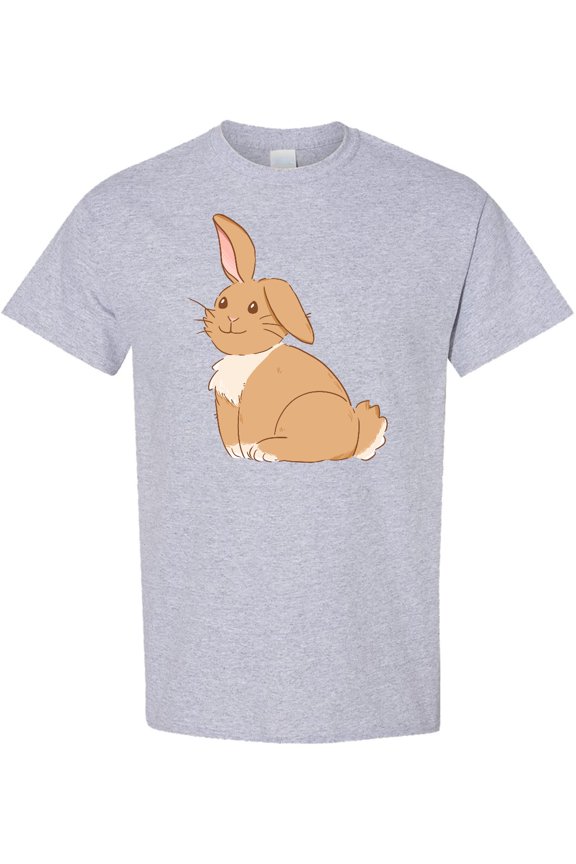 Easter Cute Floppy Ear Brown Bunny T-Shirt