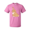 thumbnail image 1 of Inktastic Easter Cute Floppy Ear Brown Bunny T-Shirt, 1 of 5