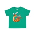 thumbnail image 1 of Inktastic Easter Cute Snake with Basket and Bunny Ears Boys or Girls Baby T-Shirt, 1 of 4