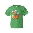 thumbnail image 1 of Inktastic Easter Cute Snake with Basket and Bunny Ears Youth T-Shirt, 1 of 4