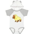 thumbnail image 1 of Inktastic Easter Duck Triceratops Boys or Girls Baby Bodysuit, 1 of 5