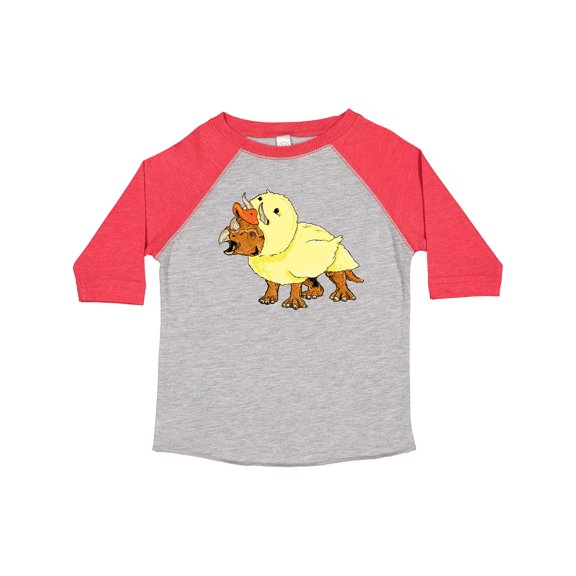 Inktastic Easter Duck Triceratops Boys or Girls Toddler T-Shirt