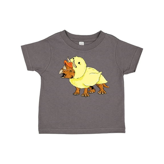 Inktastic Easter Duck Triceratops Boys or Girls Toddler T-Shirt