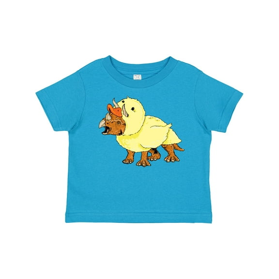 Inktastic Easter Duck Triceratops Boys or Girls Toddler T-Shirt