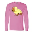 thumbnail image 1 of Inktastic Easter Duck Triceratops Long Sleeve T-Shirt, 1 of 5